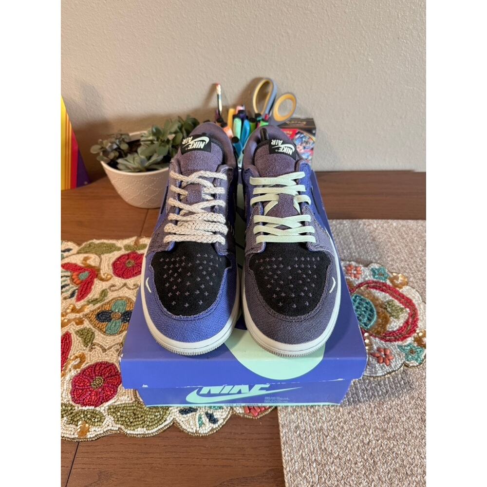 Jordan 1 Retro Low OG Zion Williamson Voodoo Alternate Regency Purple IH2309 500 - Picture 3 of 8